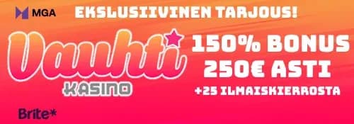 Vauhti Kasino Banner Hukkaw Hukkabonus